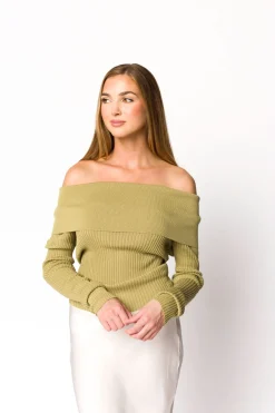 Clearance Worth Collective First Glance Top in Olive
