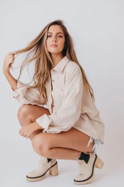 Discount Worth Collective Free People James Chelsea Boots | White Leather