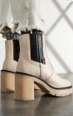 Discount Worth Collective Free People James Chelsea Boots | White Leather