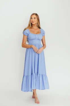 Sale Worth Collective Hannah Midi Dress in Light Blue
