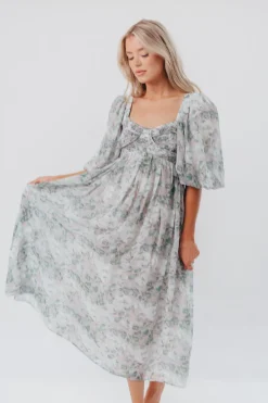 Best Worth Collective Harlow Maxi Dress in Forest - Bump Friendly (S-XL)