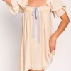 Best Worth Collective Heirloom Mini Dress in Dove