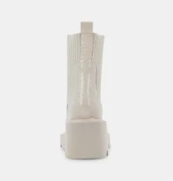 Fashion Worth Collective Hoven H2O Boots in Ivory Leather