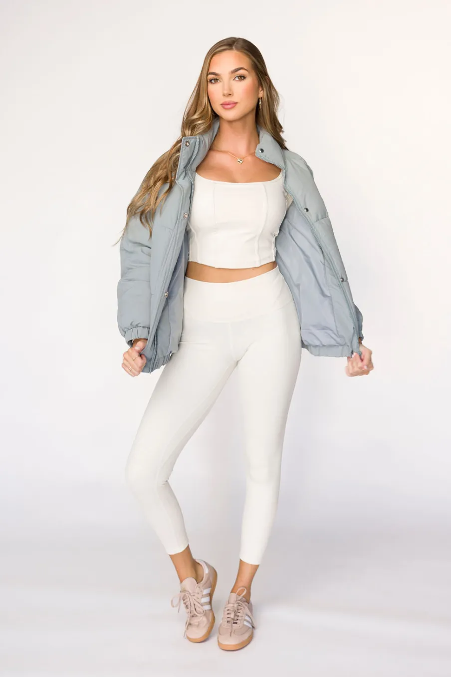 Sale Worth Collective Jasmine Oversized Puffer Jacket in Iceberg