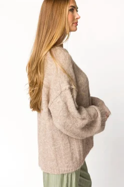 Clearance Worth Collective Jesse Pullover in Light Brown