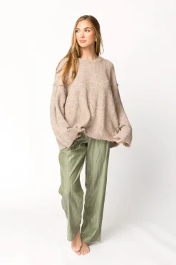 Clearance Worth Collective Jesse Pullover in Light Brown
