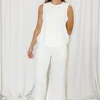 Online Worth Collective Journey Textured Lounge Set in Cream