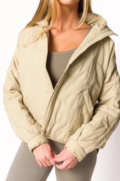 Sale Worth Collective Layla Puffer Jacket in Bone