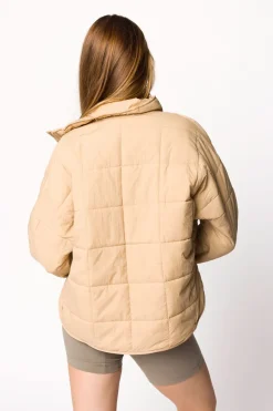 Discount Worth Collective Layla Puffer Jacket in Oat
