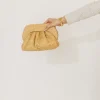 Hot Worth Collective Linda Straw Frame Clutch in Natural