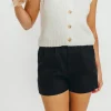 Sale Worth Collective Lorene Crewneck Knit Sweater Vest in Ivory