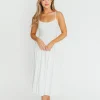 Sale Worth Collective Lucy Midi Dress in White