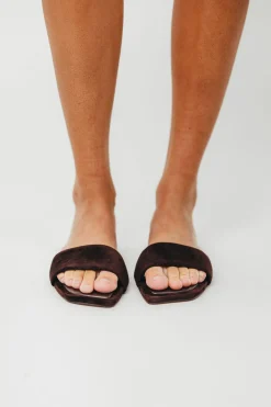 Hot Worth Collective Lumina Brown Suede Sandal