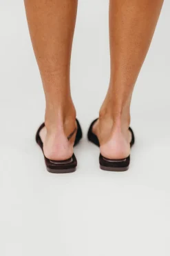 Hot Worth Collective Lumina Brown Suede Sandal