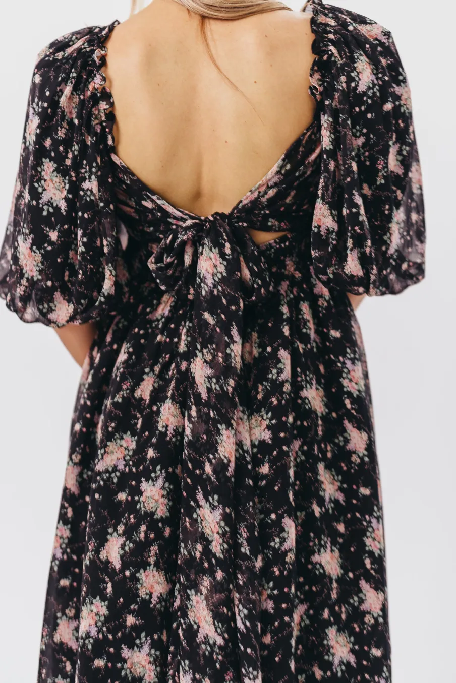 Discount Worth Collective Melody Maxi Dress in Black - Bump Friendly & Inclusive Sizing (S-3XL)