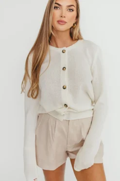 Best Worth Collective Molly Cardigan in Cream
