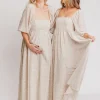 New Worth Collective Mona 'Love Story' Maxi Dress - Bump Friendly and Inclusive Sizing (S-3