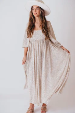 New Worth Collective Mona 'Love Story' Maxi Dress - Bump Friendly and Inclusive Sizing (S-3