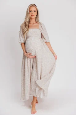 New Worth Collective Mona 'Love Story' Maxi Dress - Bump Friendly and Inclusive Sizing (S-3