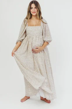 New Worth Collective Mona 'Love Story' Maxi Dress - Bump Friendly and Inclusive Sizing (S-3