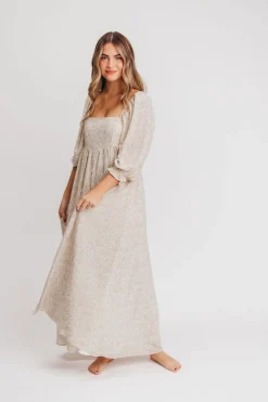 New Worth Collective Mona 'Love Story' Maxi Dress - Bump Friendly and Inclusive Sizing (S-3
