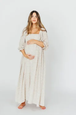 New Worth Collective Mona 'Love Story' Maxi Dress - Bump Friendly and Inclusive Sizing (S-3
