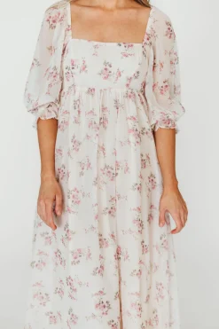 Sale Worth Collective Mona Maxi Dress in Pink Floral