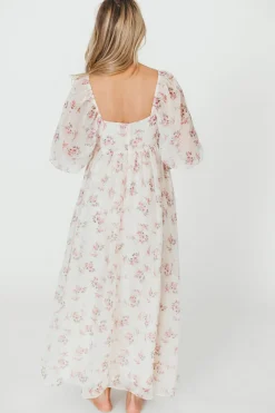 Sale Worth Collective Mona Maxi Dress in Pink Floral