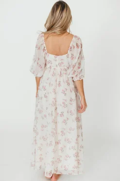 Sale Worth Collective Mona Maxi Dress in Pink Floral