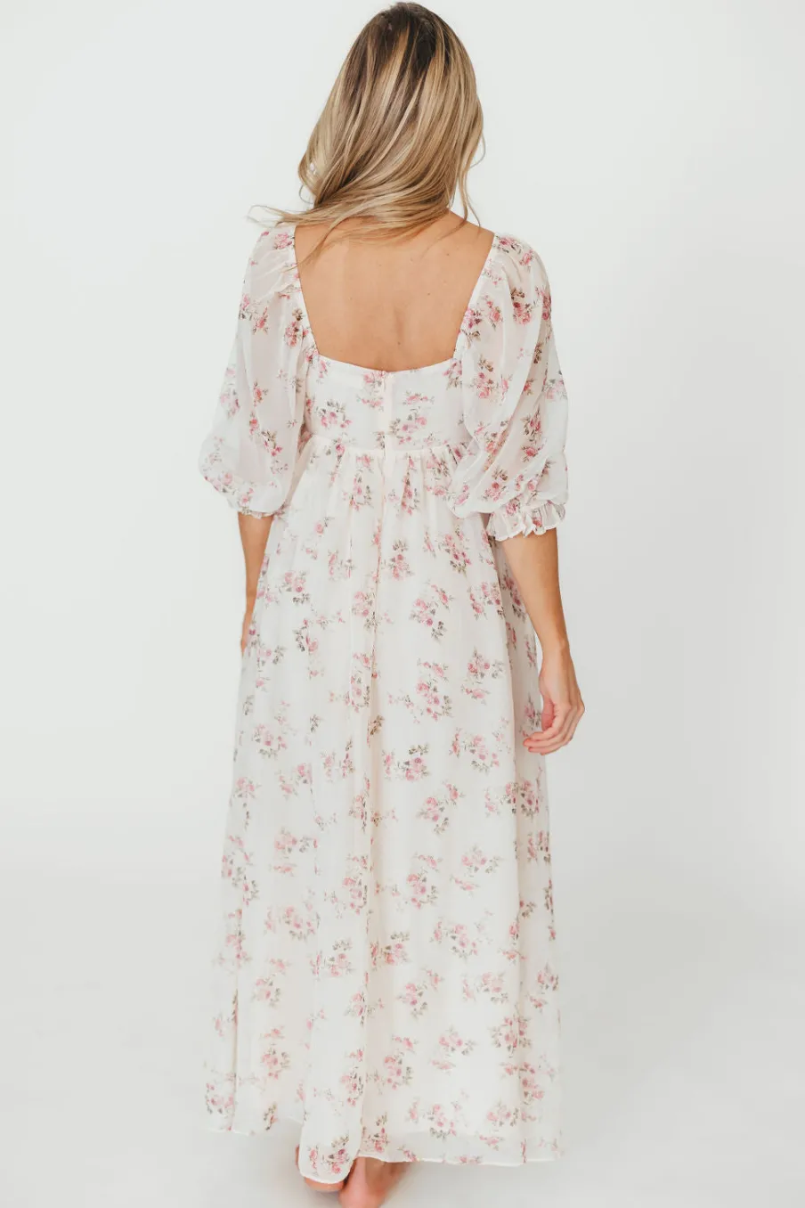 Sale Worth Collective Mona Maxi Dress in Pink Floral