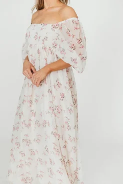 Sale Worth Collective Mona Maxi Dress in Pink Floral