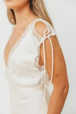 New Worth Collective Monarch Midi Dress in Cream