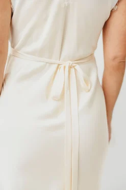 New Worth Collective Monarch Midi Dress in Cream