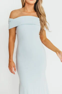 Sale Worth Collective Monroe Maxi Dress in Blue- Bump Friendly *PRE-ORDER*