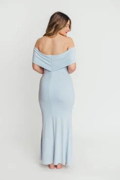 Sale Worth Collective Monroe Maxi Dress in Blue- Bump Friendly *PRE-ORDER*