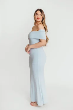 Sale Worth Collective Monroe Maxi Dress in Blue- Bump Friendly *PRE-ORDER*