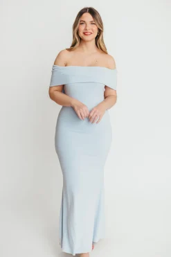 Sale Worth Collective Monroe Maxi Dress in Blue- Bump Friendly *PRE-ORDER*