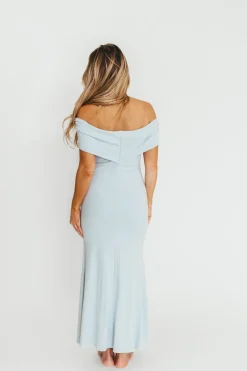 Sale Worth Collective Monroe Maxi Dress in Blue- Bump Friendly *PRE-ORDER*