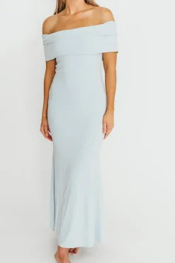 Sale Worth Collective Monroe Maxi Dress in Blue- Bump Friendly *PRE-ORDER*