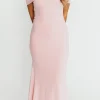 Clearance Worth Collective Monroe Maxi Dress in Dusty Pink - Bump Friendly *PRE-ORDER*