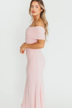 Clearance Worth Collective Monroe Maxi Dress in Dusty Pink - Bump Friendly *PRE-ORDER*