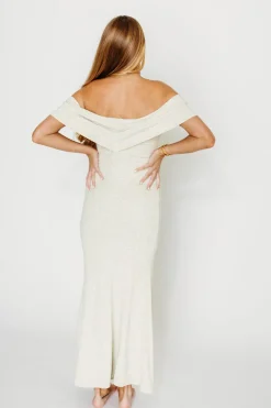 Fashion Worth Collective Monroe Maxi Dress in Heather Grey- Bump Friendly