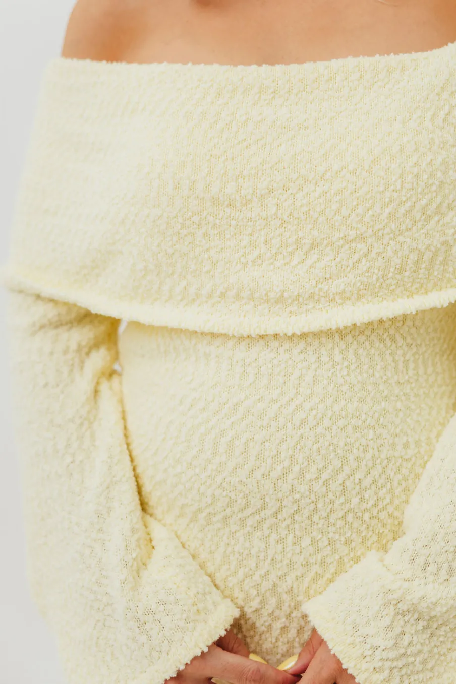 Outlet Worth Collective Nora Knit Maxi Dress in Butter Yellow- Bump Friendly
