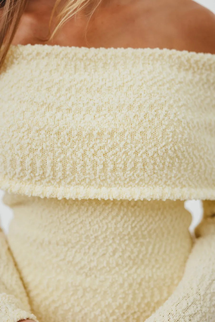 Outlet Worth Collective Nora Knit Maxi Dress in Butter Yellow- Bump Friendly
