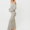 Outlet Worth Collective Nora Knit Maxi Dress in Dusty Sage - Bump Friendly *PRE-ORDER*