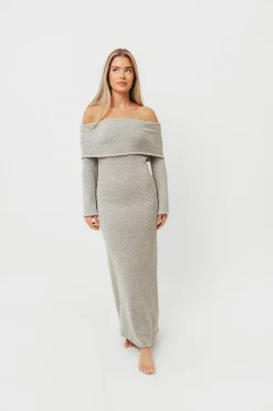 Outlet Worth Collective Nora Knit Maxi Dress in Dusty Sage - Bump Friendly *PRE-ORDER*