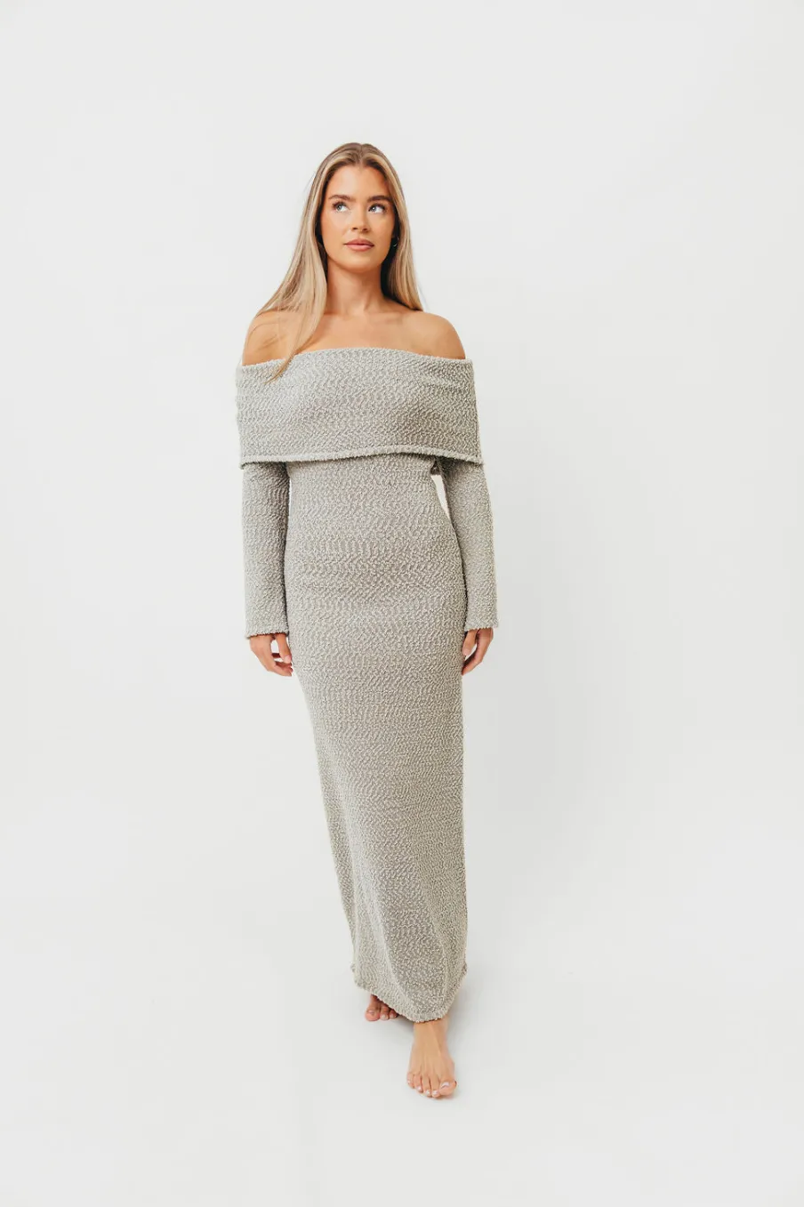 Outlet Worth Collective Nora Knit Maxi Dress in Dusty Sage - Bump Friendly *PRE-ORDER*