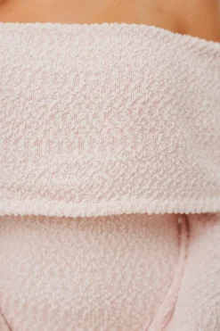 Fashion Worth Collective Nora Knit Maxi Dress in Dusty Pink- Bump Friendly