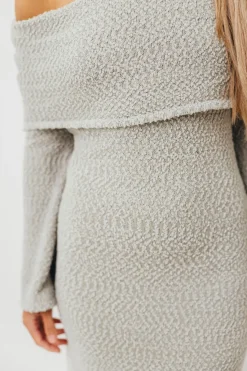Outlet Worth Collective Nora Knit Maxi Dress in Dusty Sage - Bump Friendly *PRE-ORDER*