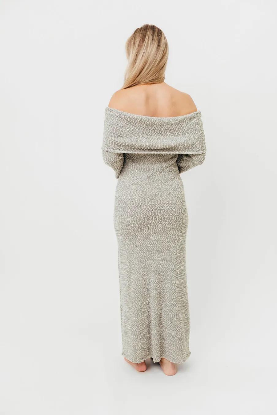 Outlet Worth Collective Nora Knit Maxi Dress in Dusty Sage - Bump Friendly *PRE-ORDER*